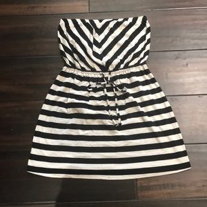 Strapless short dress/coverup